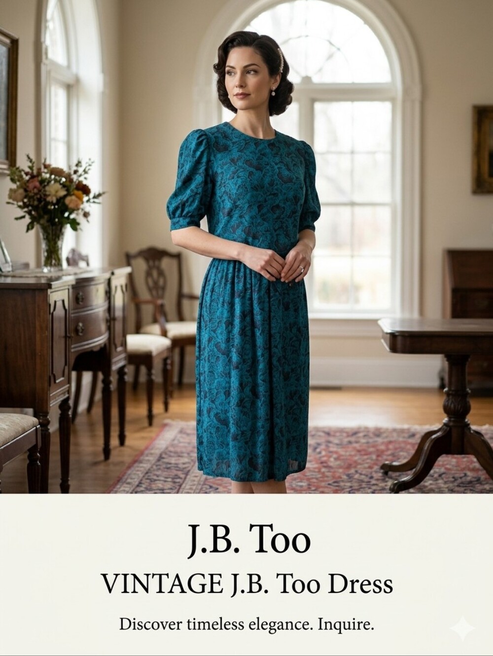 VINTAGE J.B. Too Dress